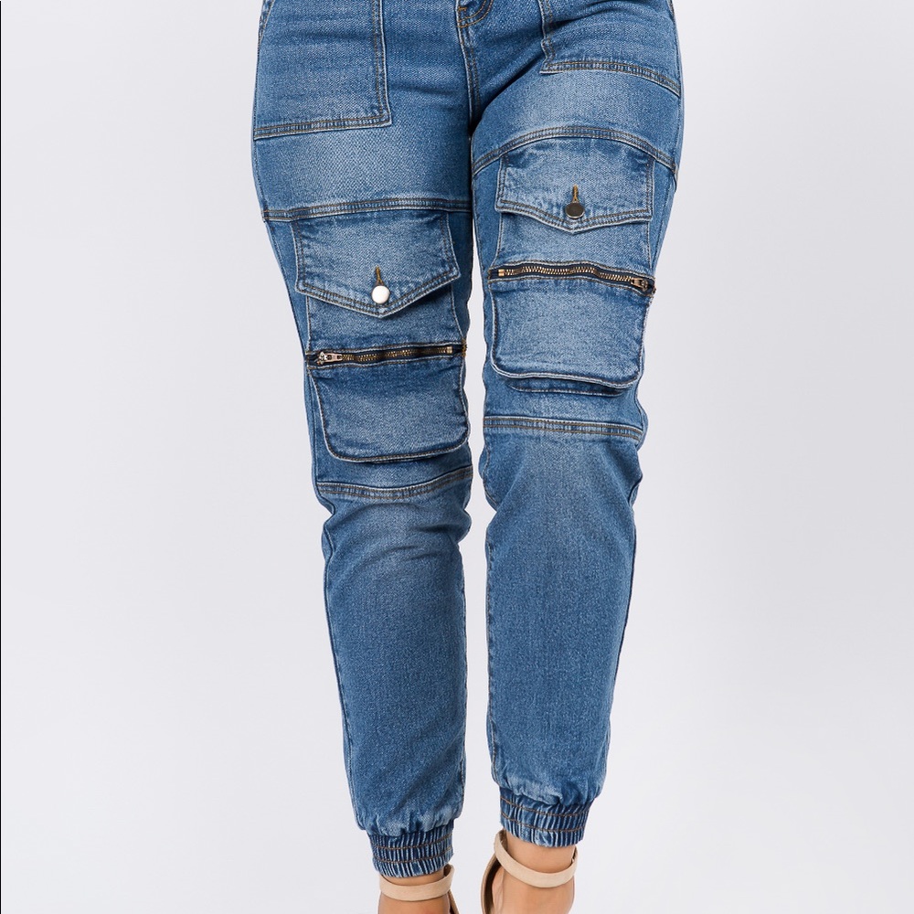 NEW| Washed Up Denim Jogger